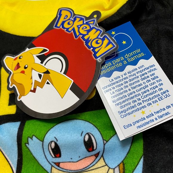 NWT Pokemon Pikachu 2-Piece Pajama Set-Boys Size 4 - Picture 4 of 6